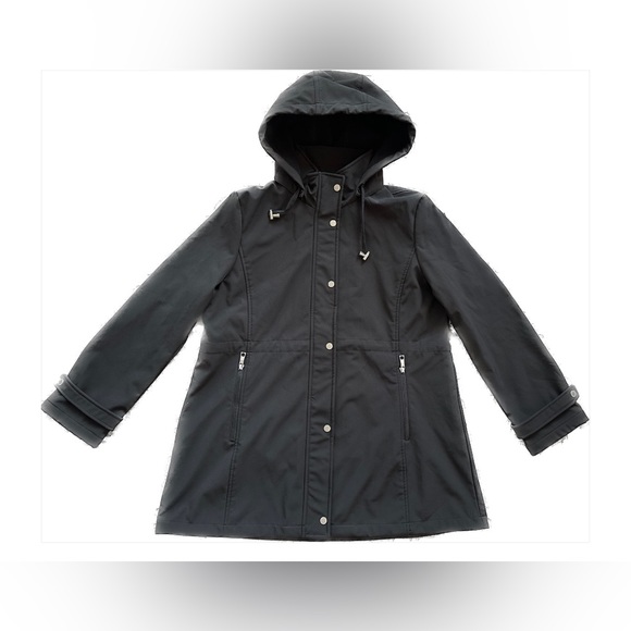 Nautica Women's Black Soft-shell Rain Jacket size XXL - Picture 7 of 13